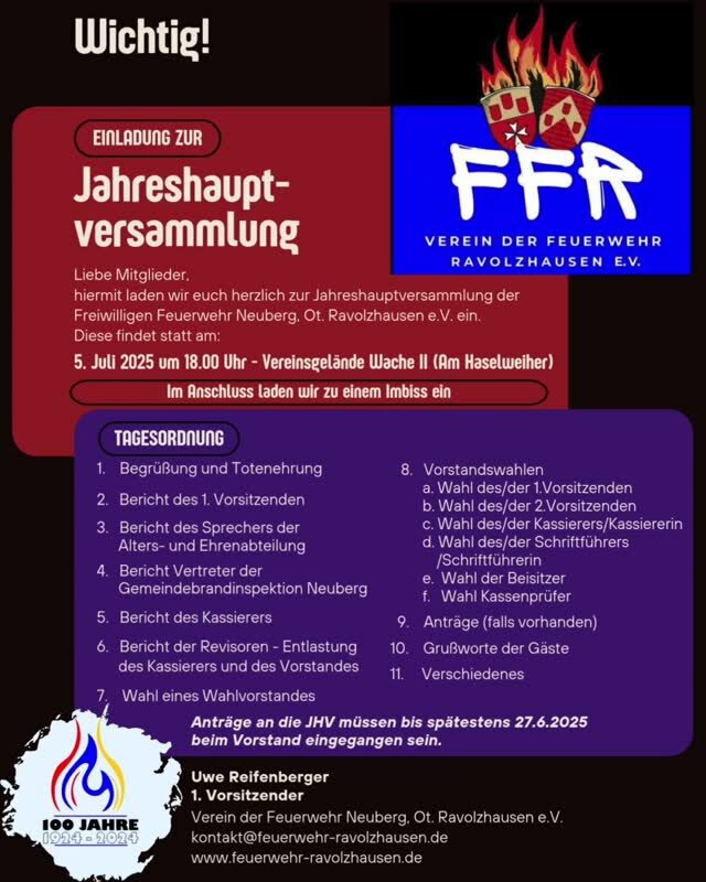 Instagram post from feuerwehr.ravolzhausen. This post is in position 5.